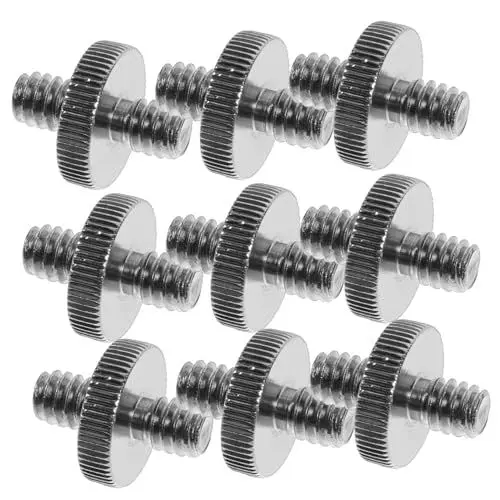 Produktbild: KONTONTY 10-teiliges Kamerahalterungsschrauben-Set 1/4 Zoll Stativschraubenadapter Für Kameraplatte