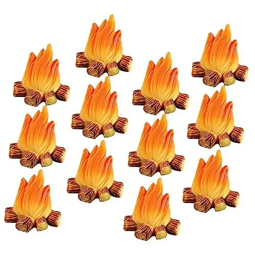Produktbild: KONTONTY Winziges Lagerfeuer-Ornament Landschaftsbau Feuer-Ornament Glatt Für Die Heimdekoration