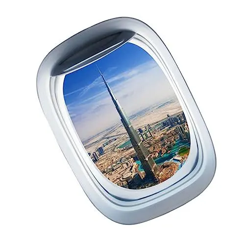 Produktbild: KONTONTY Kreative Landschaft Fenster Wandaufkleber Aufkleber Für Büro Dekorative Abnehmbare Glas Aufkleber Für Home