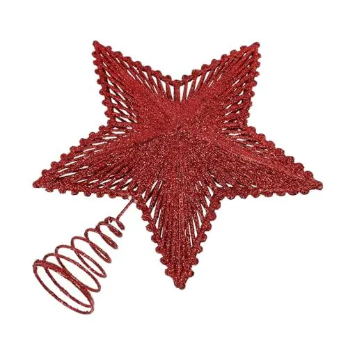 Produktbild: KONTONTY Weihnachtsbaum Roter Weihnachtsbaumschmuck Verleiht Ihrem Zuhause Eine Festliche Atmosphäre