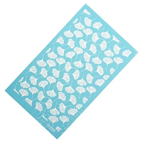 Produktbild: KONTONTY Polymer Clay Schablonen Siebdruck Vorlage Ginkgo Blatt Handwerk Schablone Für Clay Art Jungen Und Mädchen Vorhanden