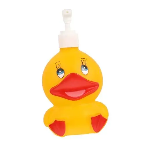Produktbild: KONTONTY 1stück Cartoon Handpumpe Reiseflasche Lustiger Enten Seifenspender Für Duschgel Shampoo Und Lotion Tragbar Und Praktisch Für Badezimmer Und Unterwegs