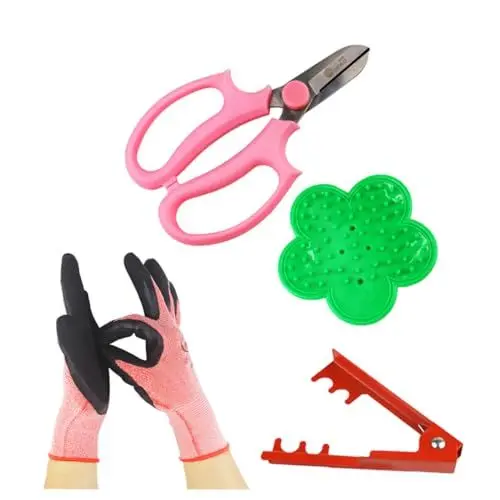 Produktbild: KONTONTY 1 Satz Dornenentferner Dornzange Blumenschere Kindergartengeräte Handschuhe Gartenwerkzeuge DIY blumengestecke liefert Blumenarrangement Gartenschere Werkzeugkasten Durchstechzange