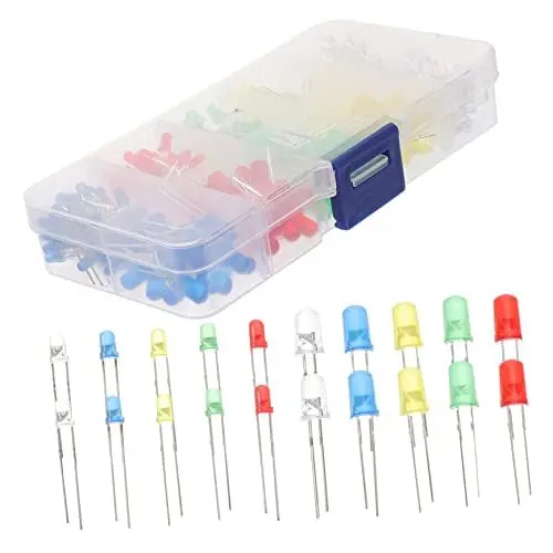 Produktbild: KONTONTY 3-mm-dioden – Bausatz Lichter Zum Basteln Lichtquelle 100er-pack