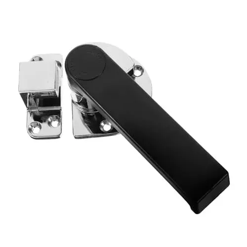 Produktbild: KONTONTY Türgriff Für Gedämpften Reisschrank Türgriff Für Gefrierschrank Verriegelungsmechanismus Zinklegierung Moderner Stil