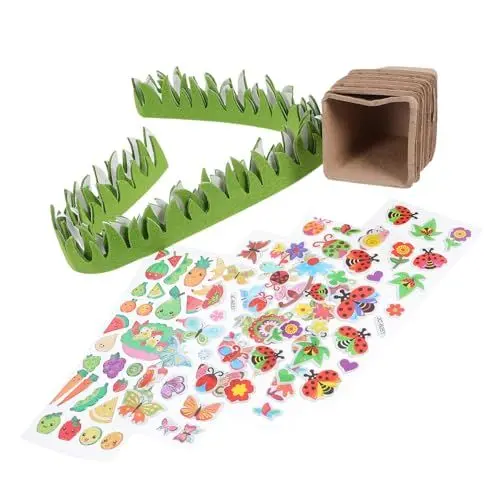 Produktbild: KONTONTY 1 Set Zellstoff Sämlingsbecher Garten Blumentöpfe Für Kinder Innenanbau Zellstoffbecher Garten Blumentopf Kinder DIY Kits Für Kinder Papierpflanzen Kindergarten Topf