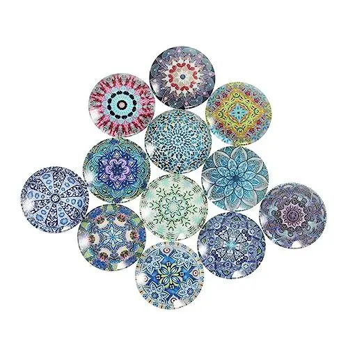 Produktbild: KONTONTY 20St Zeitstein wohnungseinrichtung wohnungsdeko armbinden armtasche Glassteine Cabochons zur Schmuckherstellung Anhänger für Armbänder Glasflecken selber Machen Schmuckaufnäher