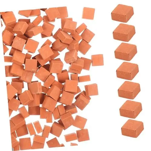 Produktbild: KONTONTY 280 STK Mini-Steine Spielzeug für Kinder Miniatur-Ziegel bastelsets+für+Kinder bastel Set für Kinder Spielzeuge Bausteine künstliche Ziegel Miniaturen zum Basteln Wandfliesen Möbel