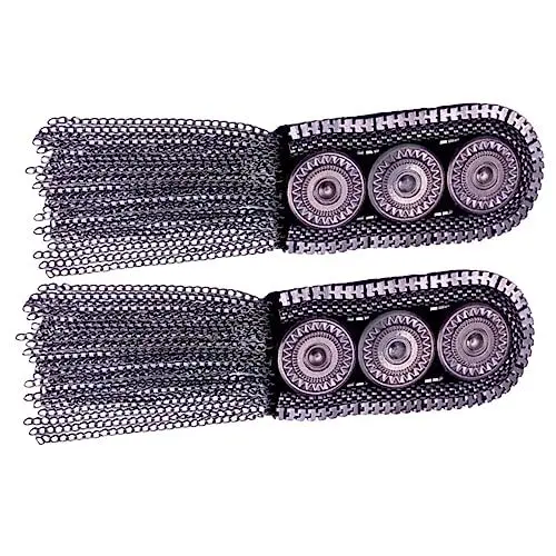 Produktbild: KONTONTY Elegante Quastenkette Epauletten Für Herrenkleid Vintage Schulterklappen Quastenkette Metall