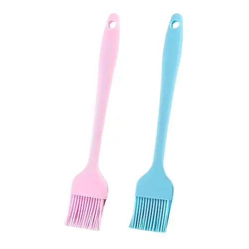 Produktbild: KONTONTY 2 Pcs Barbecue Öl Pinsel Silikon Material 26cm Länge Hitzebeständig Für Grillen Basting