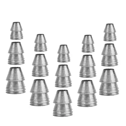Produktbild: KONTONTY 30St Gartenwerkzeug-Set Klauenschlittengriff Äxte Griff Reparaturkeil Garten geräte Set werkzeugkästen Ersatzkeil für Hammer Metallkeil für Hammer Schüttgut einstellen Stecker