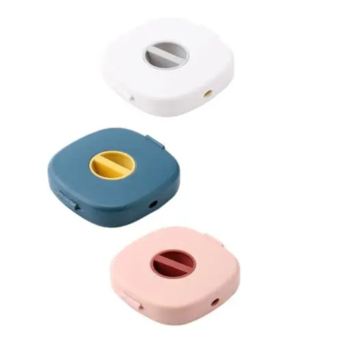 Produktbild: KONTONTY Winder Drehbare Datenkabel Organizer Box Für Kopfhörer Ladekabel Multi-funktionale Lagerung