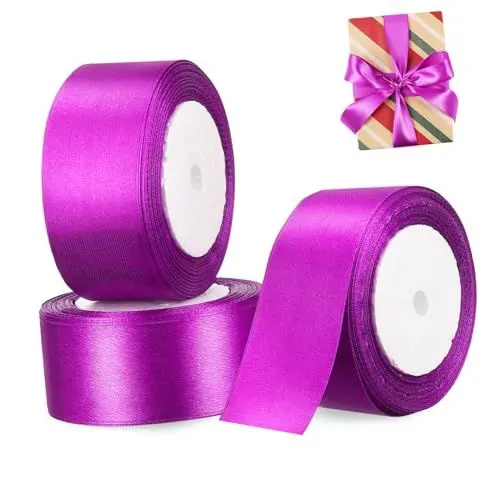 Produktbild: KONTONTY Elegantes Satinband Zum Verpacken Breite Bastelbänder Massiv Deko Für