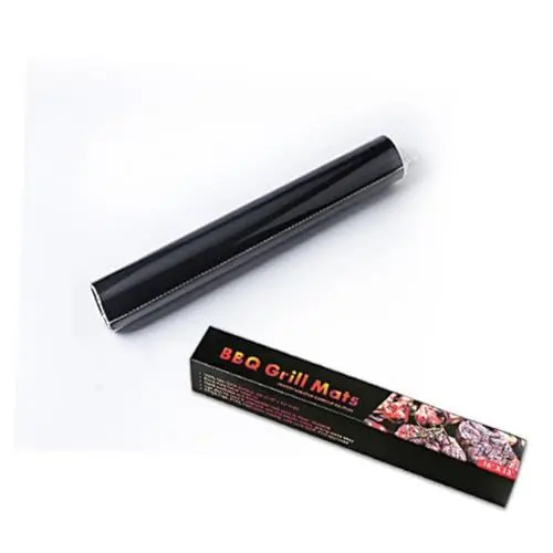 Produktbild: KONTONTY BBQ Grillmatte Hitzebeständige Antihaftbeschichtete Glasfaser Grillmatte Für Outdoor Grillen Perfekte Grillzubehör Für Barbecue Und Backen