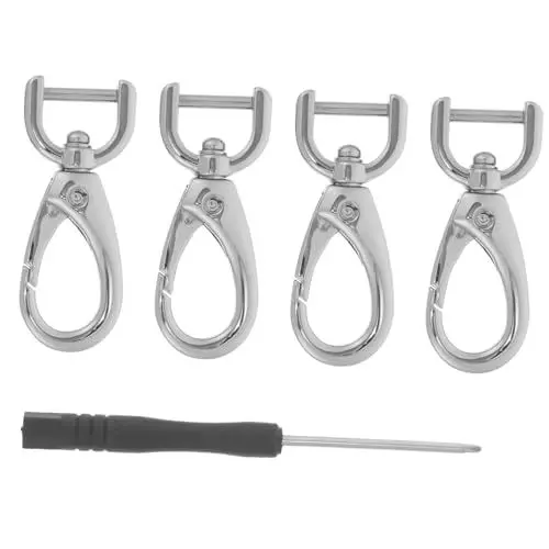 Produktbild: KONTONTY 4stücke Teiliges D-Ring Schnallen Zubehör Aus Verstellbare Und Abnehmbare Taschenaccessoires Für Handtaschen Und Rucksäcke Tragbar Und Langlebig