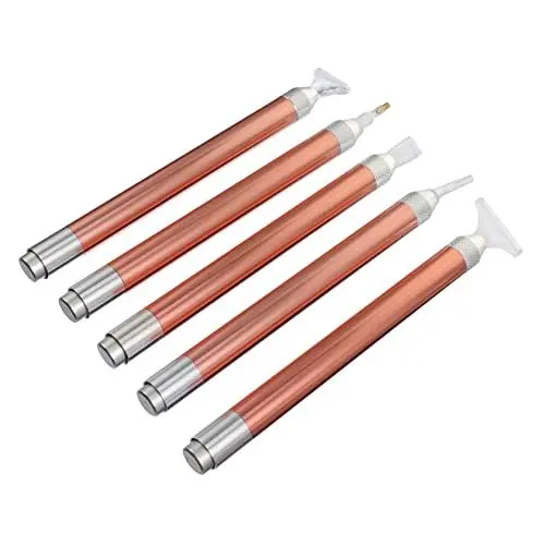 Produktbild: KONTONTY 5 Stück Bohrstift Strass Malwerkzeug DIY Strassstift Strass Beleuchtungsstift Stickwerkzeug Diamant Zeichnungsstift Beleuchtung Malstift Diamant Leuchtstift