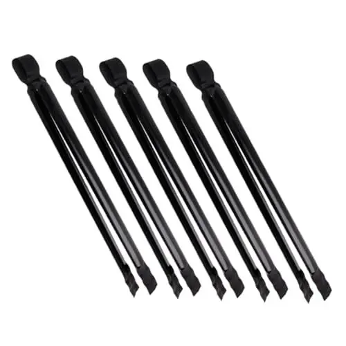 Produktbild: KONTONTY 5pc Bbq Holzkohle Extended Griff Ofen Holzkohle Für Outdoor Grill Werkzeuge