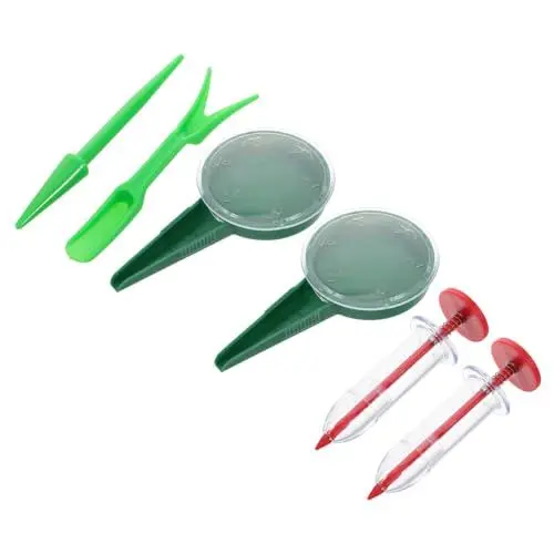 Produktbild: KONTONTY 6-teiliges Hand-Sämaschinen-Werkzeug für die Gartenbepflanzung Zubehör für Präzisions-Sämaschinen für Gemüse und Obst