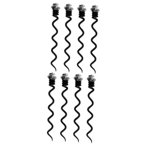 Produktbild: KONTONTY 8 Stück Flaschenöffner Stahlnadel Weinkorkenzieher Flaschenöffner Spiralkorkenzieher Reparatur Spiralbit Korkenzieher Spirale Ersatz Für Die Reparatur Von Korkenzieher