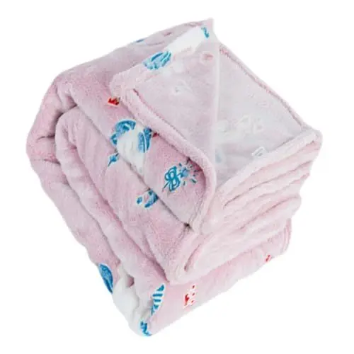 Produktbild: KONTONTY Cartoon Infant Decke Flanell Kinder Decke Gemütliche Nickerchen Decke Für Kleinkinder