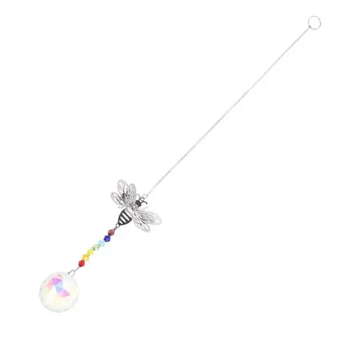 Produktbild: KONTONTY Kristall-Kronleuchter-Zugkette Charm-Kreuz Windspiel- für Deckenleuchte Heimdekoration Weihnachtsbaum-Ornament