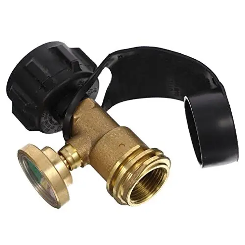 Produktbild: KONTONTY Gastankadapter Adapter für Gastanks -Kanister Füllstandsanzeige Propantanks gasflaschen Manometer gasflasche Adapter Werkzeug Gastank Umbaukopf Gastankzubehör Messing