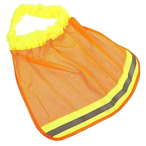 Produktbild: KONTONTY Schutzhelm-Sonnenschutz Hals Vogelaugengewebe Bauhelm-Schirm Für Sonnenschutz Schutzhelm
