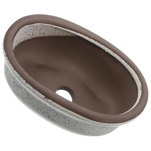 Produktbild: KONTONTY Mini Keramik Sukkulententopf Mit Abflussloch Für Innen Außengebrauch Kompakter Blumentopf Für Kaktus Und Bonsai Für Fensterbank Und Tischdekoration
