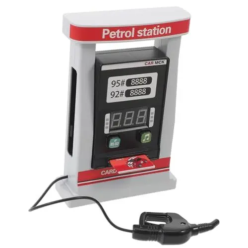 Produktbild: KONTONTY Multi-funktionales Gas Station Modell DIY Spielzeug Kinderfreundliches Tankstellenmodell Mit Digitalanzeige Intelligenter Zähler Und Selbstbedienungszapfsäule Für Jungen Ab