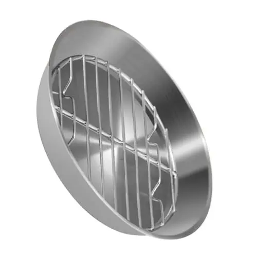 Produktbild: KONTONTY Edelstahl-bräter-set Mit Abtropfgitter Für Truthahn Und Gebäck Runde Grillpfanne Aus Metall-backform Für Verschiedene Kochzwecke