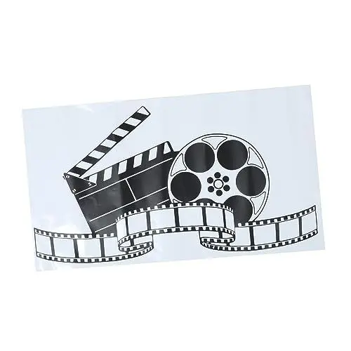 Produktbild: KONTONTY Selbstklebende Wandaufkleber Film-wandaufkleber Entfernbare Pvc-wandkunst Für Wohnzimmer Schwarz 58 X 63 Cm