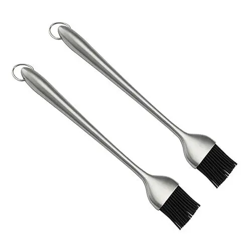 Produktbild: KONTONTY grill bürste grill accessories Grillzubehör grill brush marinierpinsel silikonpinsel Silikonbürste grillfleischbürste Bastelpinsel Grillölbürste groß Grillbürste Cremepinsel