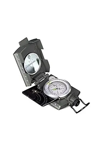Produktbild: KONUS | KONUSTAR-10 Metallkompass, grau mit Flüssigkeit und Neigungsmesser