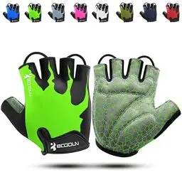 Produktbild: KONVINIT Fahrradhandschuhe Herren Sommer Halbfinger MTB Handschuhe,Radhandschuhe für Mountainbike/Rennrad,Fahrrad Handschuhe Freizeit Herren und Damen,Green M