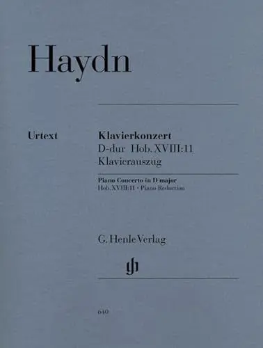 Produktbild: Konzert für Klavier (Cembalo) und Orchester D-dur Hob. XVIII:11·· KA 4 ms: Instrumentation: 2 Pianos, 4-hands, Piano Concertos (G. Henle Urtext-Ausgabe)