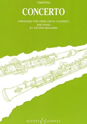 Produktbild: Konzert für Oboe und Streicher: arrangiert für Oboe (oder Klarinette in B) und Klavier. Oboe und Streicher. Klavierauszug mit Solostimme.