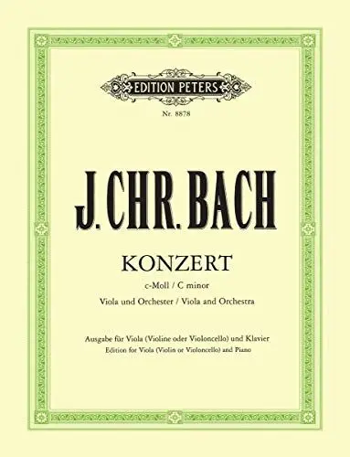 Produktbild: Konzert für Viola und Orchester c-Moll: Ausgabe für Viola (Violine/Violoncello) und Klavier