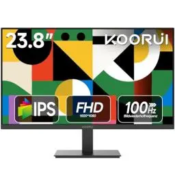 Produktbild: KOORUI E2411F 24 Zoll Bildschirm,IPS PC Monitor,FHD 1920x1080 for Office,100Hz PC Monitore,Eye Care,HDMI&VGA,VESA 100 x 100 mm