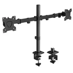 Produktbild: KOORUI Monitor Halterung 2 Monitore für 13-27 Zoll Bildschirm, Dual Arm Monitor Stand Tischhalterung Höhenverstellbar Drehungbar Neigbar, Monitorhalterung Bildschirmhalterung VESA 75x75/100x100mm