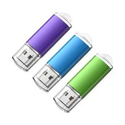Produktbild: KOOTION USB Sticks 64GB USB 2.0 3er Pack Speicherstick 3 Stück Set Memory Sticks 64G USB-Flash-Laufwerk Bunt 3 STK Datenspeicher Stick USB Flash Drive Pendrive (Grün, Blau, Lila)