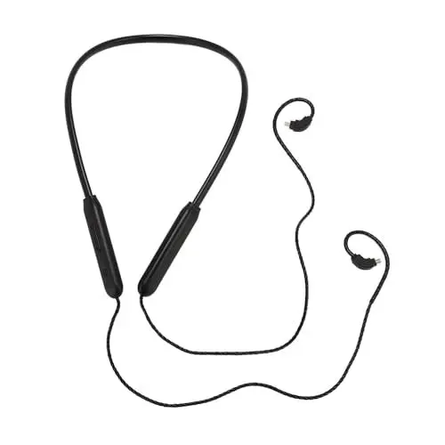 Produktbild: Kopfhörer Ersatz Audiokabel, Upgrade Kopfhörerkabel mit Mikrofon und Controller, Kopfhörer Bluetooth Adapterkabel für Kopfhörer mit 2 poligem 0,78 mm Anschluss