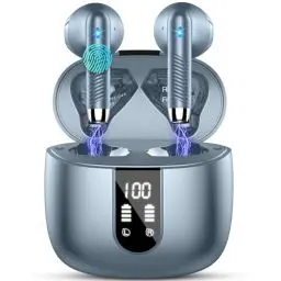 Produktbild: Kopfhörer Kabellos Bluetooth 5.3, Bluetooth Kopfhörer In Ear 2024 Kabellose Kopfhörer mit 4 Mic, Neue Wireless Earbuds ENC Noise Cancelling 48H Tiefer Bass, IP7 Wasserdicht Ohrhörer, LED-Anzeige USB-C