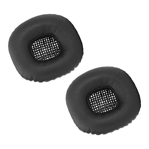 Produktbild: Kopfhörer-Ohrpolster,Ohrpolster-Ersatz-Ohrpolster-Polster,Schwamm-PU-Leder-Kopfhörer-Ohrpolster-Ersatz,Headset-Zubehör,Weiche Textur, Angenehm zu Tragen (Schwarz)