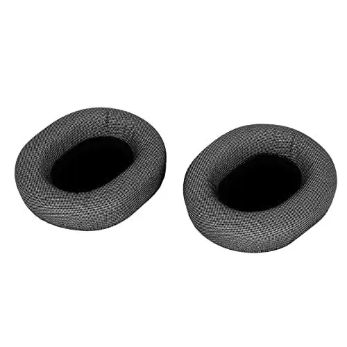 Produktbild: Kopfhörerpolster, 1 Paar Ersatz für Headset-Ohrpolster, Schwammkissen, für Arctis 3 5 7 9, für Arctis 1, für Arctis Pro-Headsets, Kopfhörerzubehör (Schwarz)