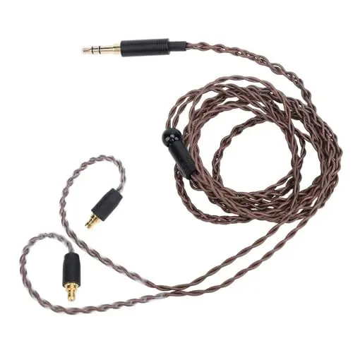 Produktbild: Kopfhörer-Upgrade-Ersatzkabel, für IE100 Pro IE400 Pro IE500 Pro Kopfhörerkabel 1,2 M/3,9 Fuß Kopfhörer-Soundkabel 3,5-mm-Stereostecker