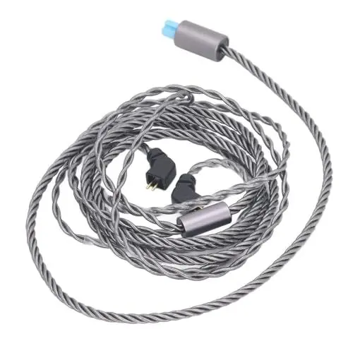 Produktbild: Kopfhörer-Upgrade-Kabel für ZSN UE RRM, TFZ, QDC, 2-poliger 0,78 Mm, 3,5 Mm, 2,5 Mm, 4,4 Mm Stecker, Ersatzkabel, 160 cm