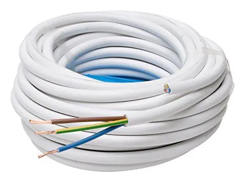 Produktbild: Kopp 151825002 Schlauchleitung H05 VV-F 3G, 1.5 mm², 25 m, weiß, 25m