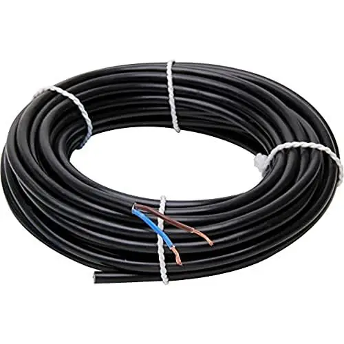 Produktbild: Kopp 152210845 Schlauchleitung H03 VV-F, 2 x 0.75 mm², 10 m, schwarz