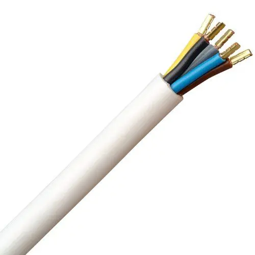 Produktbild: Kopp 156002006 Herdanschlussleitung H05 VV-F 5G, 2.5 mm², 2 m, weiß, Weiss