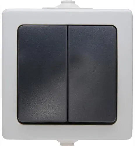 Produktbild: Kopp 565556008 Serienschalter Aufputz Feuchtraum Nautic